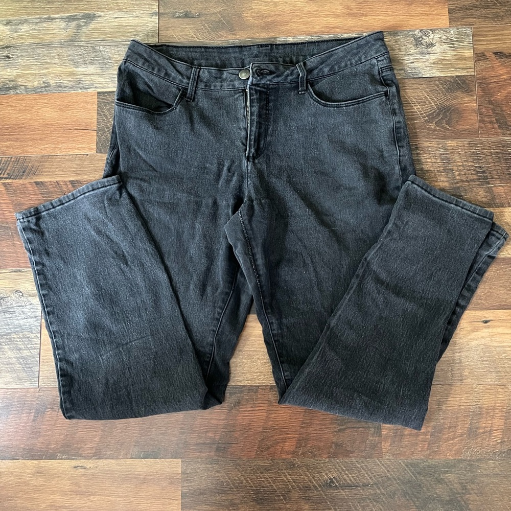 Faded Glory Womens Black Jeans - Size 14A